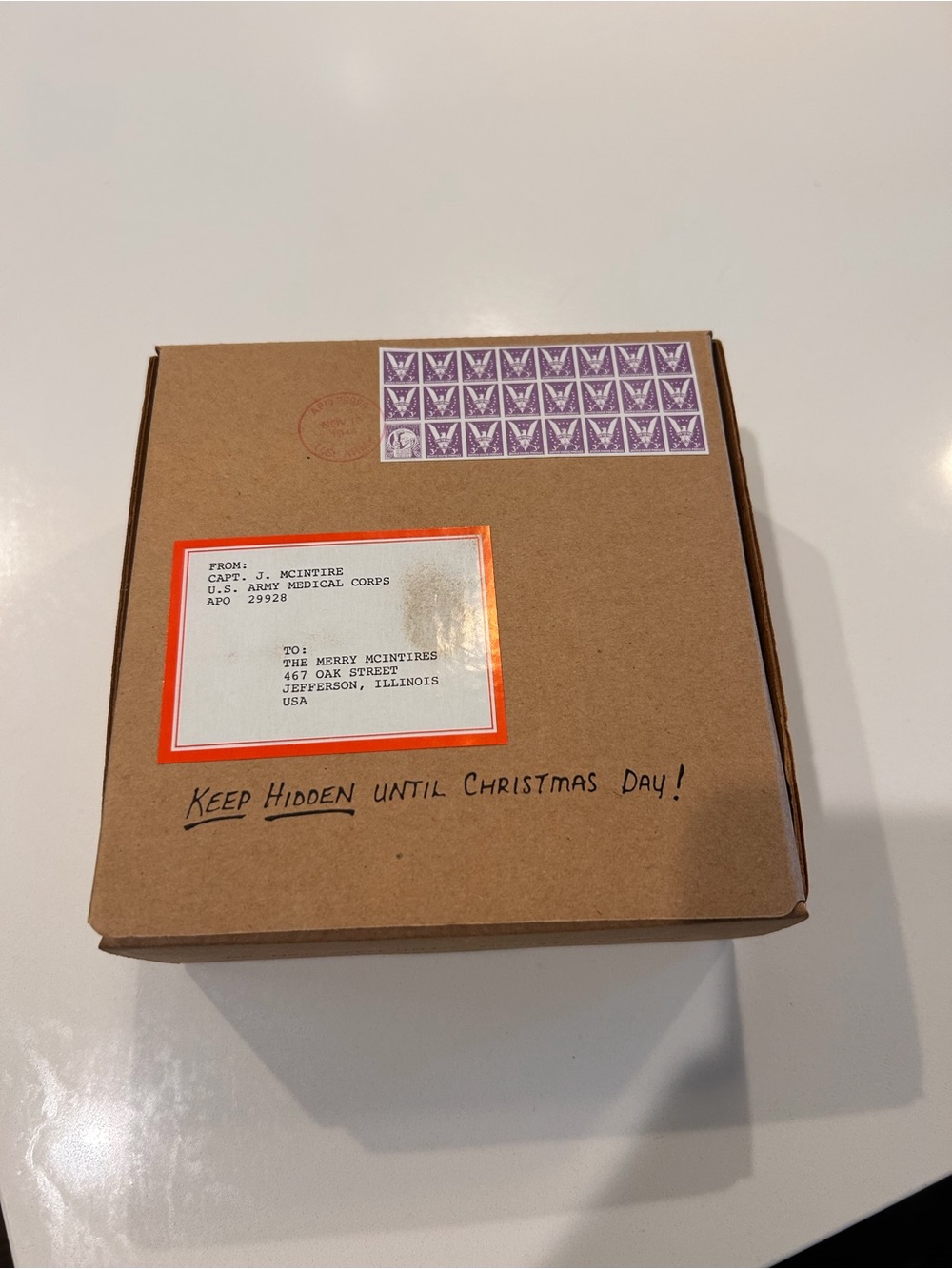 American Girl Molly’s Christmas Package